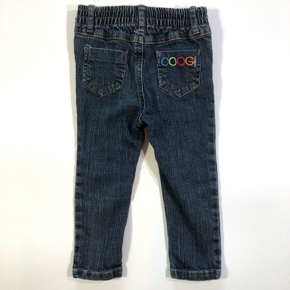 Coogi 12M Skinny Jeans Baby Embroidered Logo Elastic Waist - Picture 2 of 4